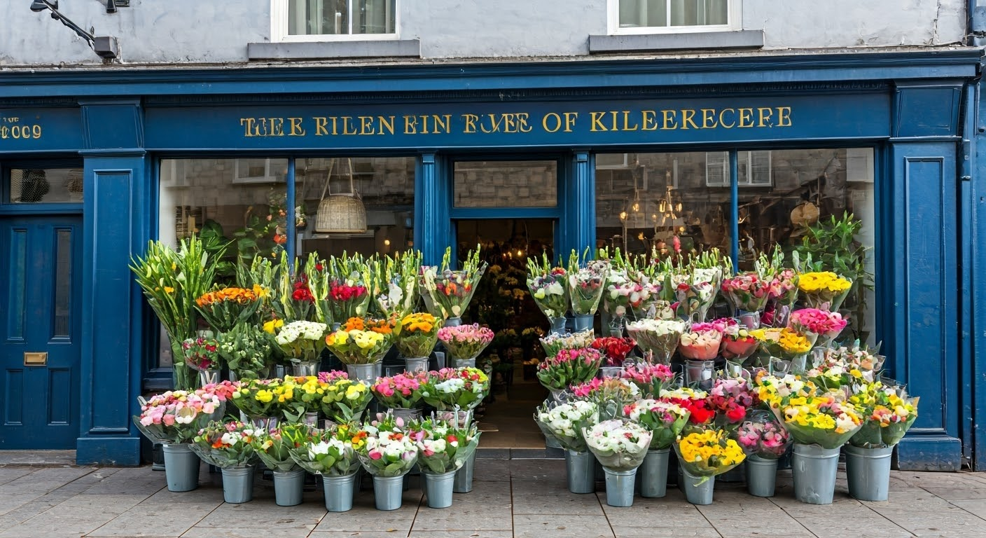 Flower shop in Kilkenny City.